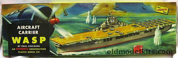 Lindberg 1/500 CV-18 USS Wasp Aircraft Carrier (Essex Class), 705-198 plastic model kit